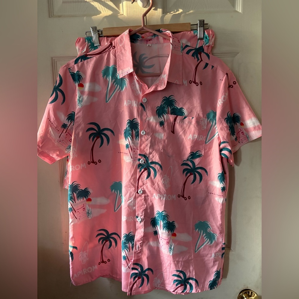 Aloha Pink Tropical Shirt and short